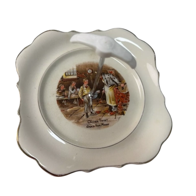Sandland Ware Oliver Twist tea plate 