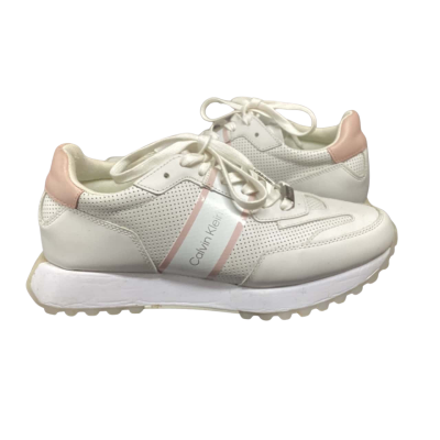 Calvin Klein runners Size 9 Pink  / White 
