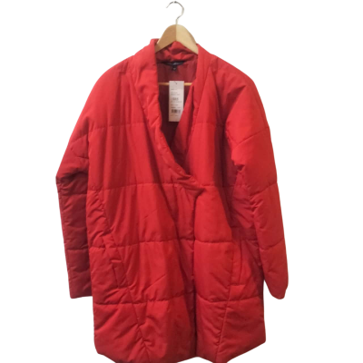 French Connection Womens  Size 10 Puffer Jacket Red 