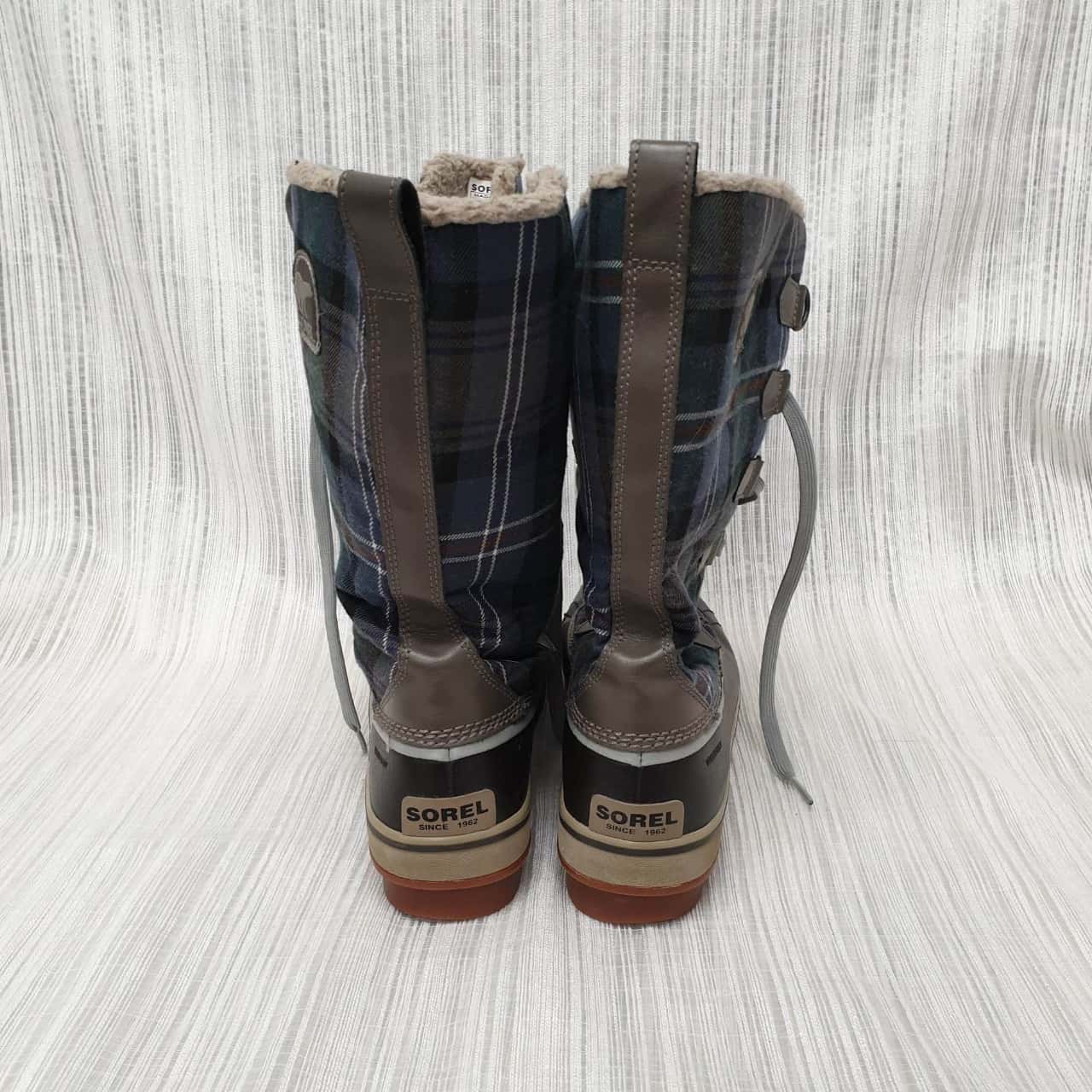 Sorel Tivoli Stylish Tartan Waterproof Fleece Lined High