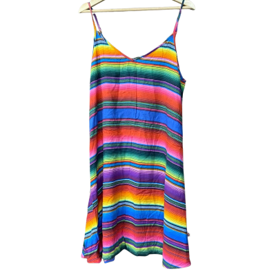 Boom Shankar Womens Size 14 Multicoloured Striped Dress