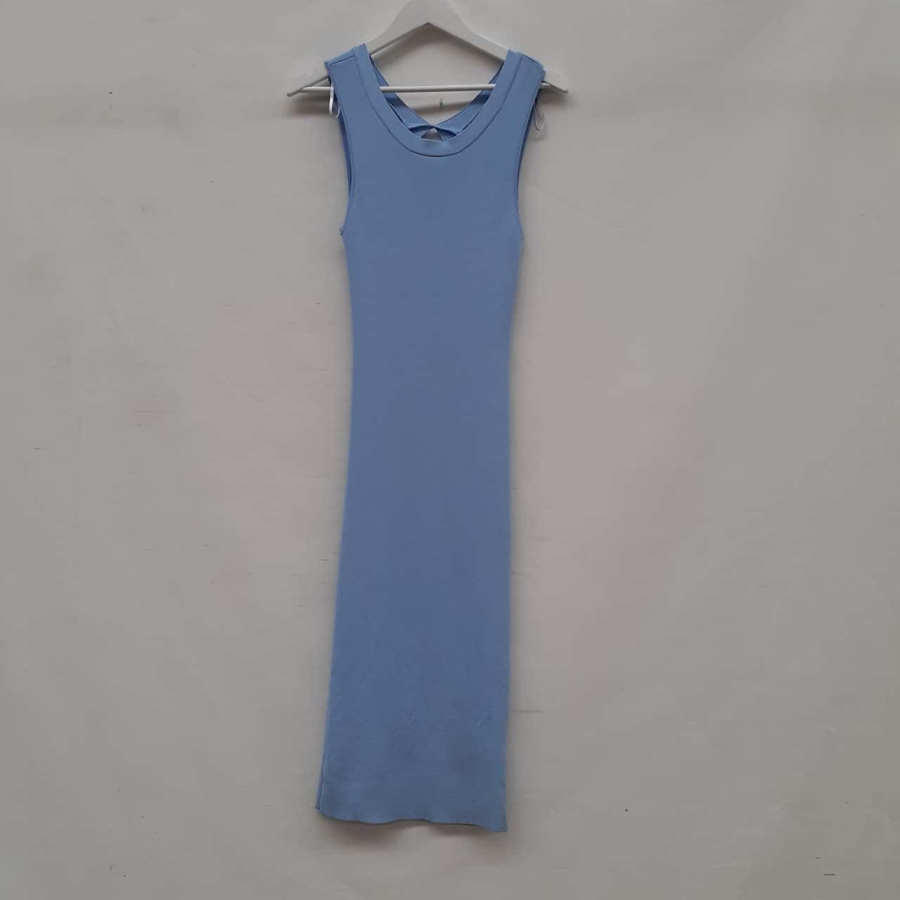 Mossman Womens Size XL Midi Dress Blue (s)