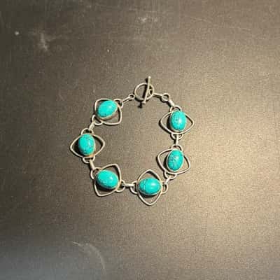 925 Sterling silver and turquoise bracelet