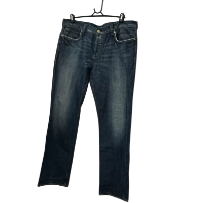 Wrangler Mens Size 38 Straight Leg Jeans Blue 