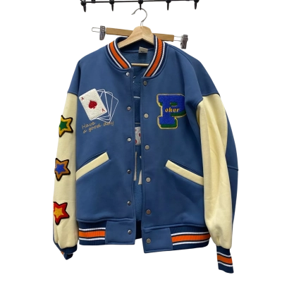 New Wave Lucky Varsity Jacket Size M