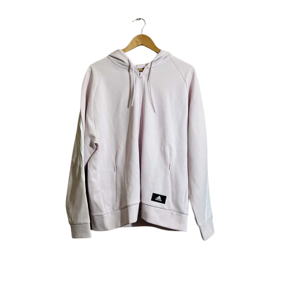 Womens Pink Adidas XL Hooded Jacket