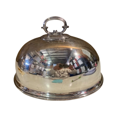 Vintage Walker & Hall Sheffield England Silver Plated Meat Cover