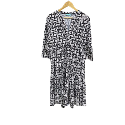 Blue Illusion Womens  Size S Maxi Dress Black  / White 