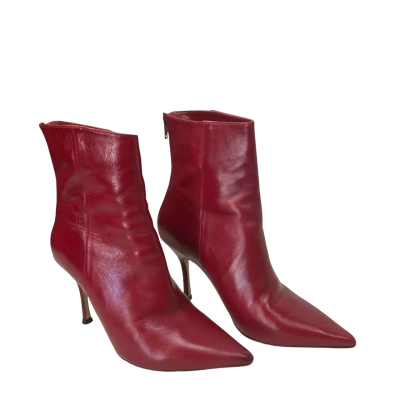  Womens Joanne Mercer Size 7.5 Boots Red 