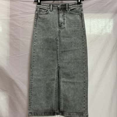 Country Road Womens  Size 6 Denim Skirt Grey 