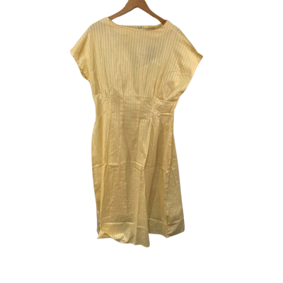 BNWT Grace Hill Size 16 Lemon Textured Dress RRP $149.99