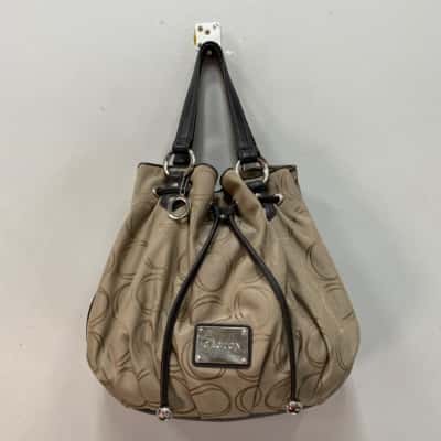 Oroton Womens Handbag / Shoulder Bag Beige / Brown 