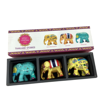 Elephant Paraxr Thailand Stories by Diana Francis box of 3 BNIB