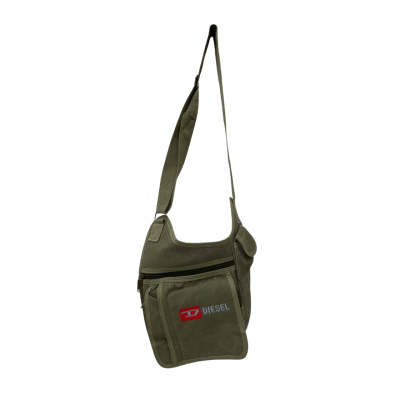 Vintage Diesel Army Green Satchel Bag 