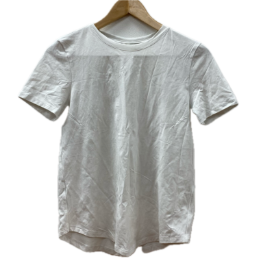 Lululemon Womens  Size 4 Crew Neck Top White 