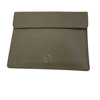 Oroton Womens Tablet Sleeve Khaki 