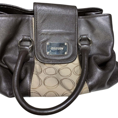 Women's OROTON Large Leather Jacquard bag 