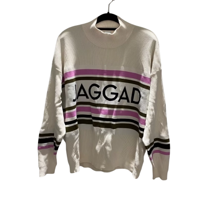 Jaggad Womens  Size XXXL Turtleneck Jumper Brown / Cream / Pink  NWOT