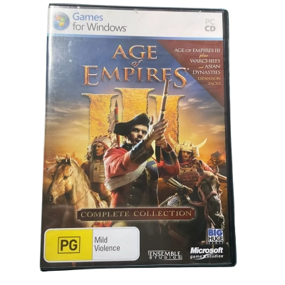 Age Of Empires III Complete Collection PC CD Rom Game