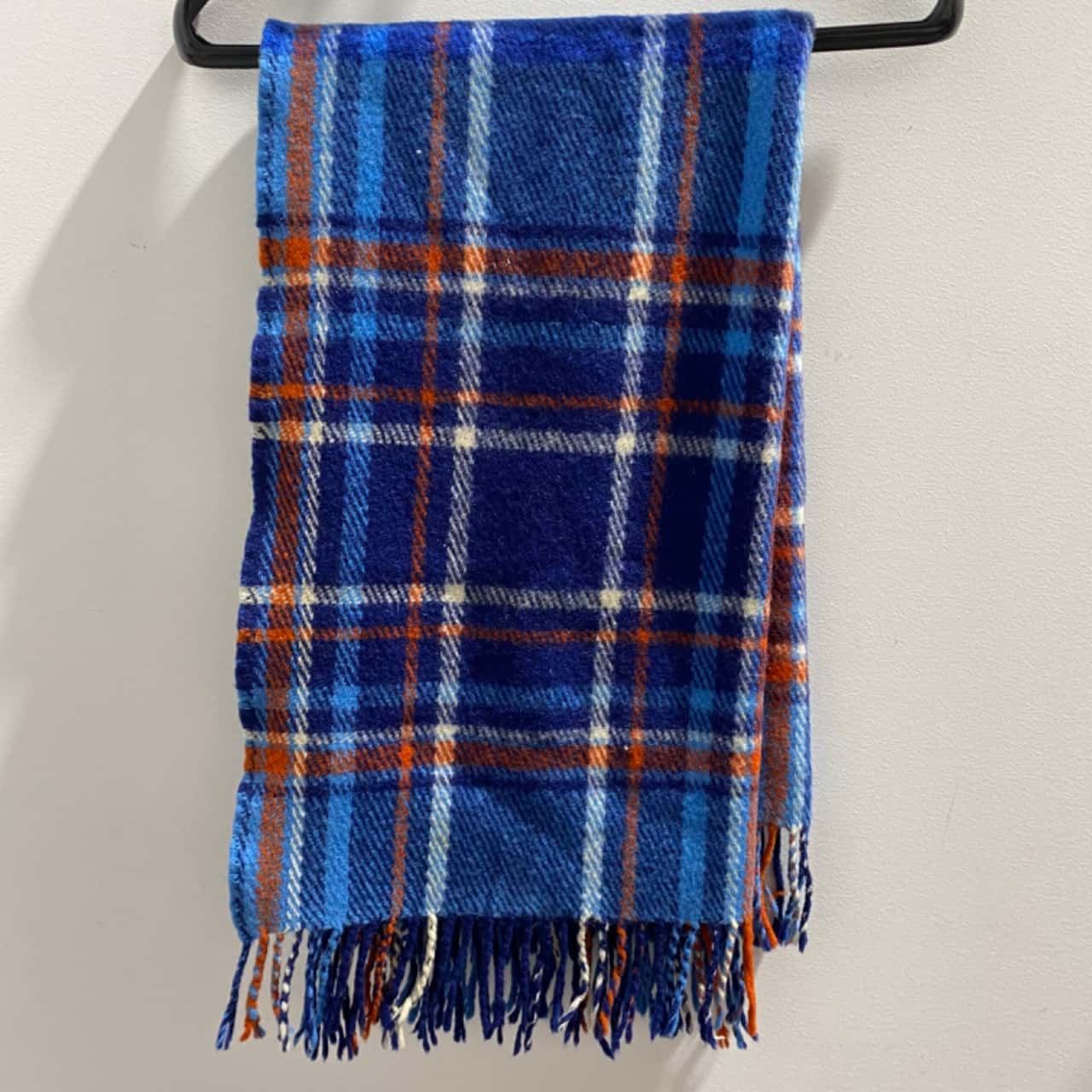 Onkaparinga Pure New Wool Multicoloured Blanket/Picnic Rug (90x105cm)