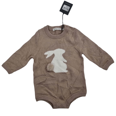 Country Road Kids Bunny Knit Body Suit Size 00 (3-6mths)