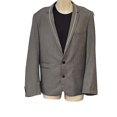 Yd. Mens  Size XL Blazer Grey / White 