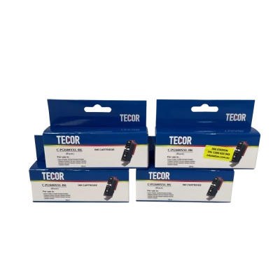 Tecor Canon Compatible Ink Cartridges C-PG1680XXL BK x4 - Black - New in Boxes