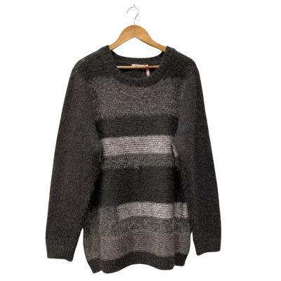 Millers Womens  Size L Jumper Grey / White 