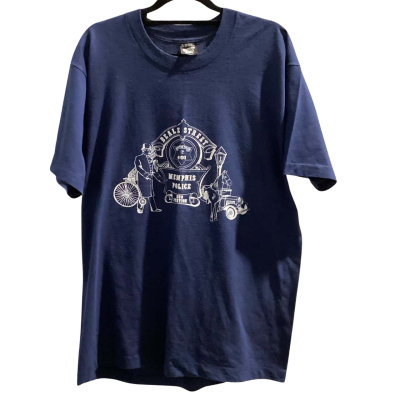  Mens  Screen Stars Best Size XL Short Sleeve T-shirt Navy Blue