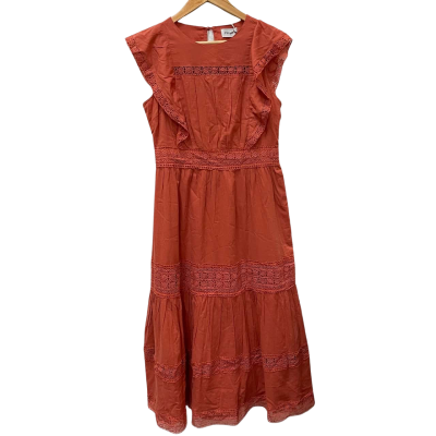 Piper Natural Hues Coral Maxi Dress Size 10