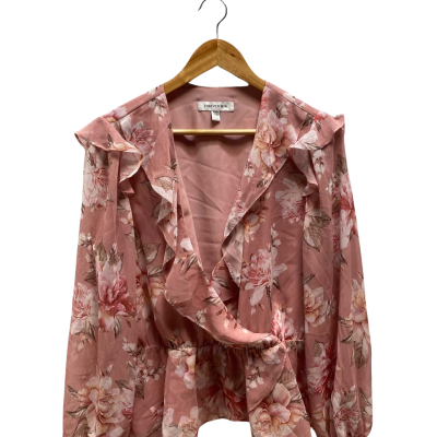 Forever New Womens  Size 14  Pink Floral Top