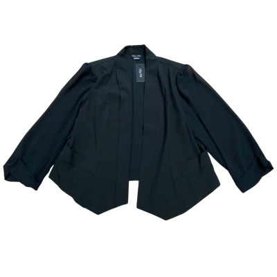 City Chic  Size L / Plus Size Cropped Open  Jacket Black   BNWT
