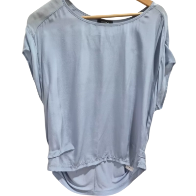 MAX&Co. Blue Silk Top Size XS 