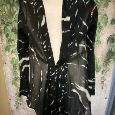  Mixit Women's  Size 16 Black  / Grey Jacket