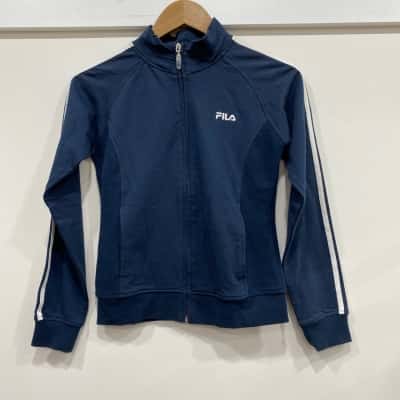 Fila Womens  Size XS Navy Blue / White Jacket