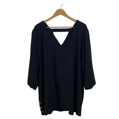 beme Womens  Size L Bar Black Top