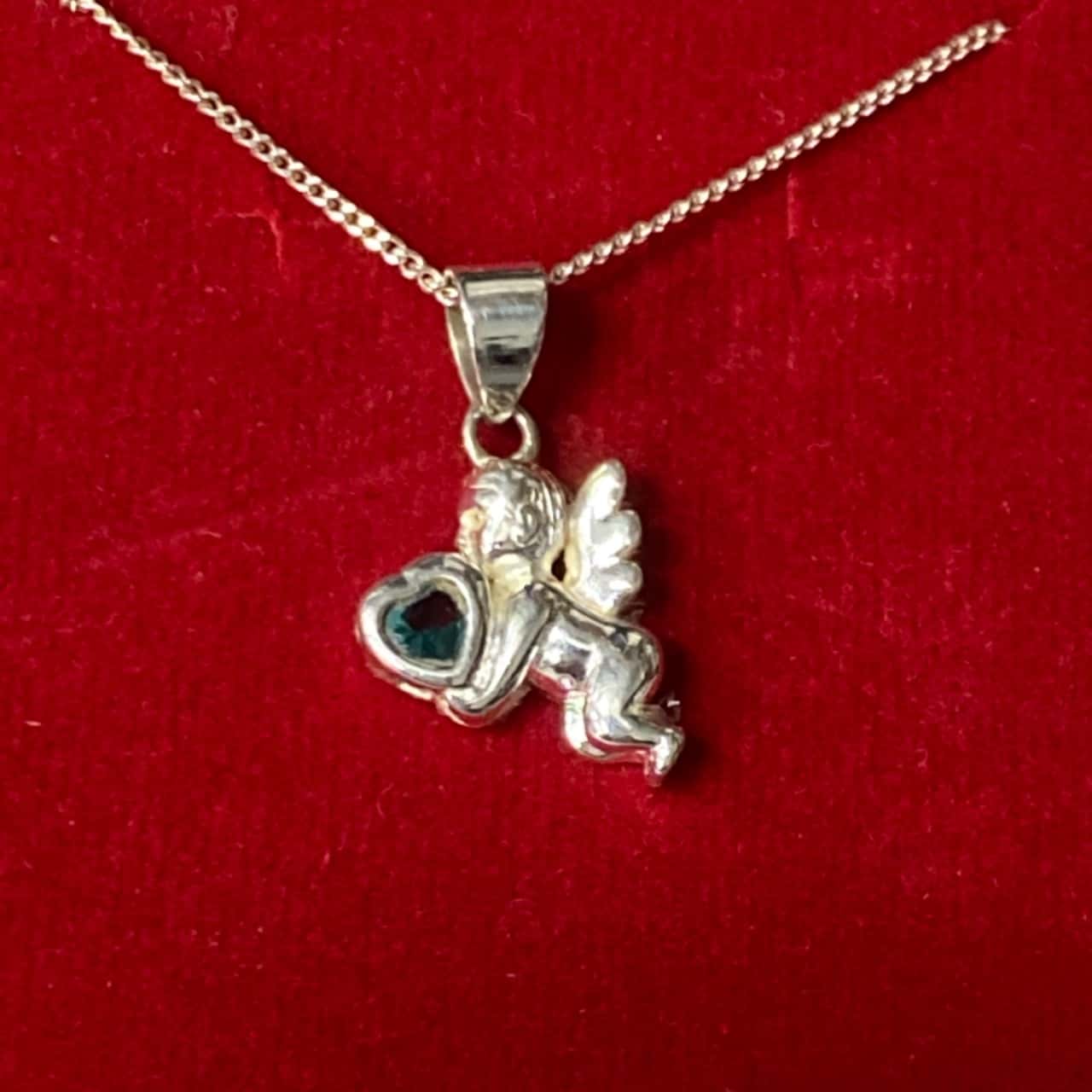 Angel Chain Sterling silver chain and Angel pendant (s)