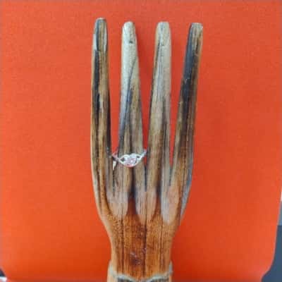  Womens Ring Silver Size 10/50