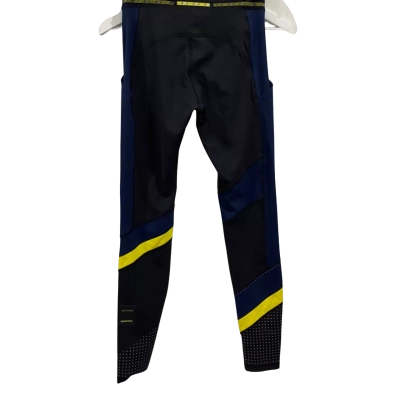 Lululemon Womens  Size 6 Runners Black  / Navy Blue / Yellow 