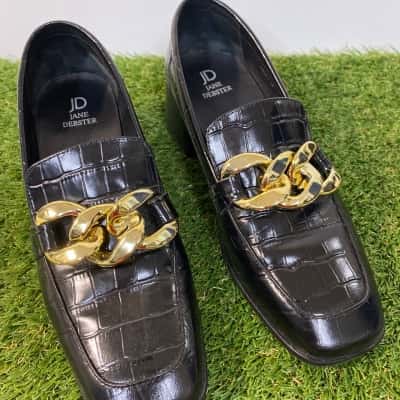 Jane Debster Womens  Size 36 Black  pumps