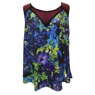 City Chic NWT multi-colour sleeveless top