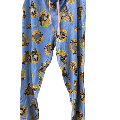 Peter Alexander Womens  Size XL Blue pyjama pants Shrek pattern 