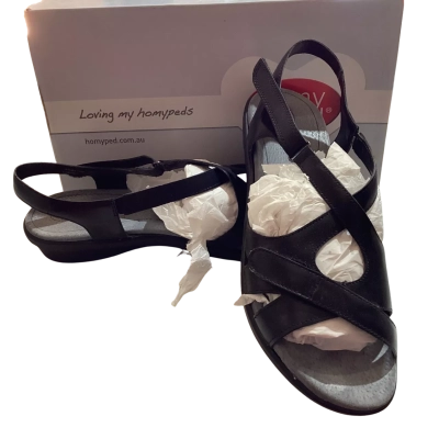 Homyped Womens  Size 11 Sandals Black  
