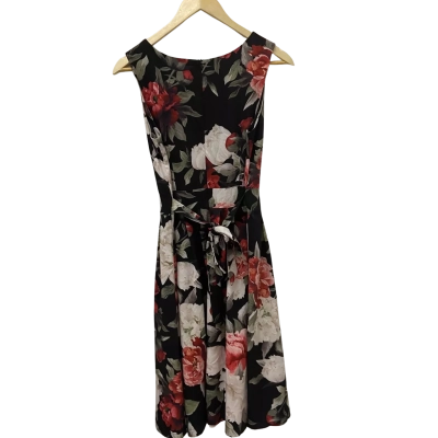 Caroline Morgan Womens  Size 10 Sleeveless Dress  Floral 