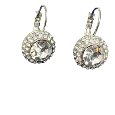  krystal couture cWomens Earrings Silver / White 