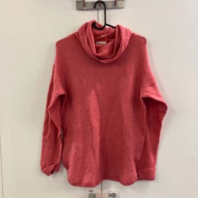 Millers Womens  Size L Roll Neck Jumper Pink  
