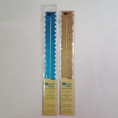 Birch Metal Paper Tearing Rulers No. 2 & 4
