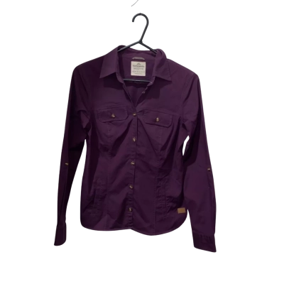 Kathmandu Purple Long Sleeve Shirt Size 8