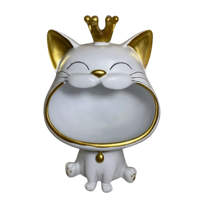 Luck cat Figurine storage box