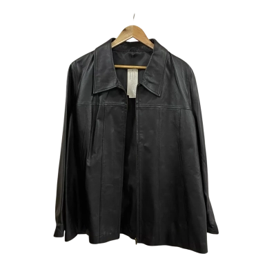 Target Size 20 Genuine Leather Jacket Black 
